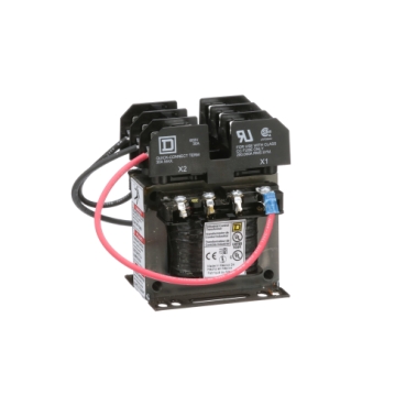 Schneider Electric Control Transformer; 50 VA; 500V; 575V; 600V Primary; 110V; 115V; 120V Secondary; Single-Phase; Primary &plus; Secondary Fusing
